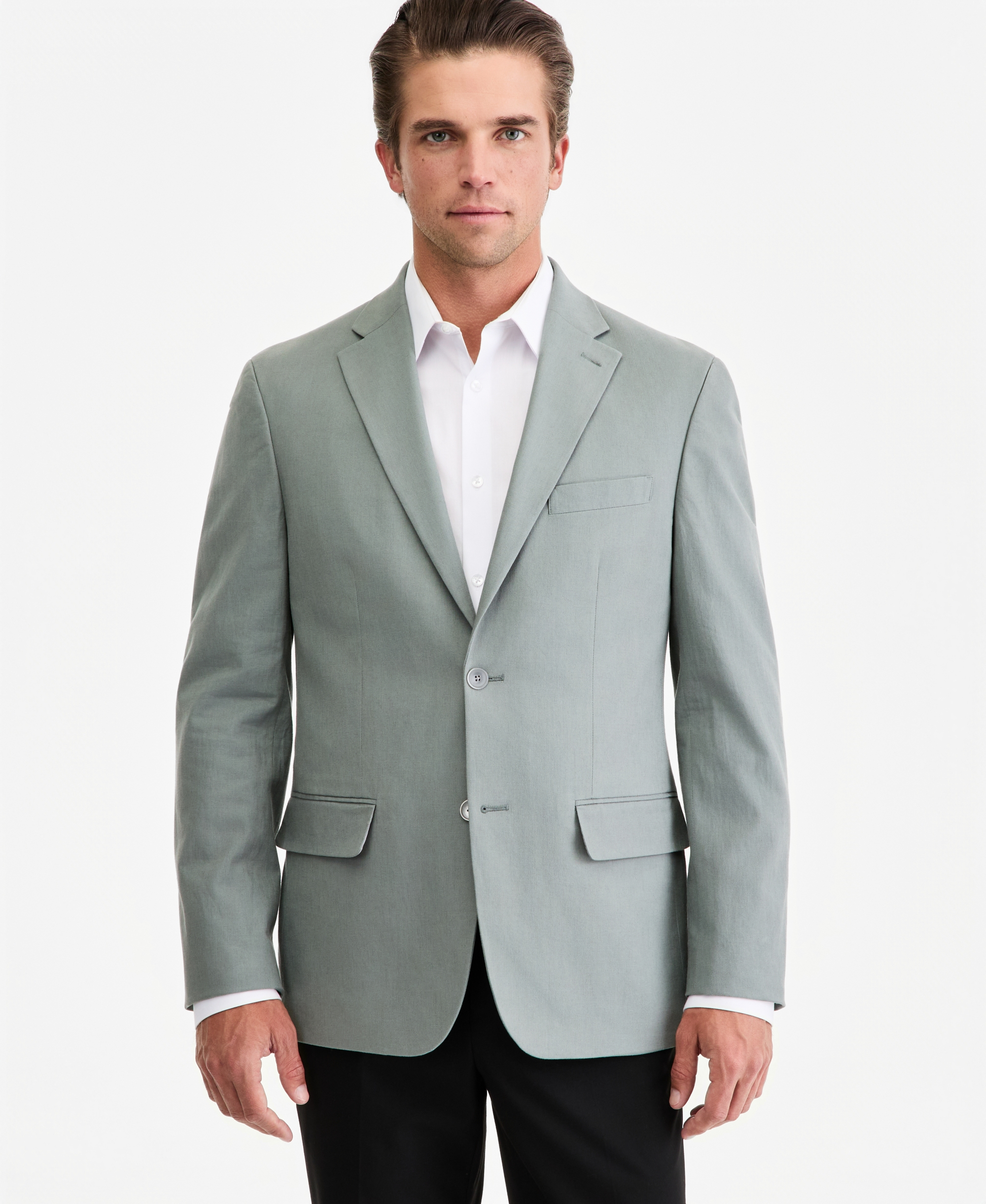Tommy Hilfiger Men's Modern-Fit Linen Blend Blazer - SAGE