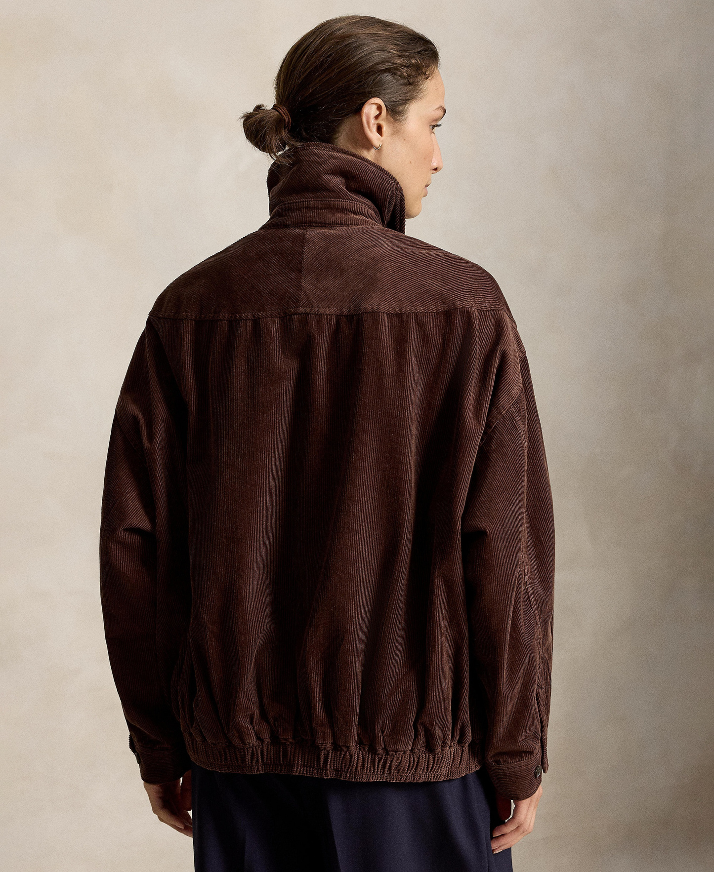Polo Ralph Lauren Women's Bubble Relaxed-Fit Corduroy Jacket - Brown