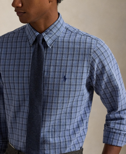 Polo Ralph Lauren Men's Classic-Fit Oxford Shirt - Blue Heather Multi