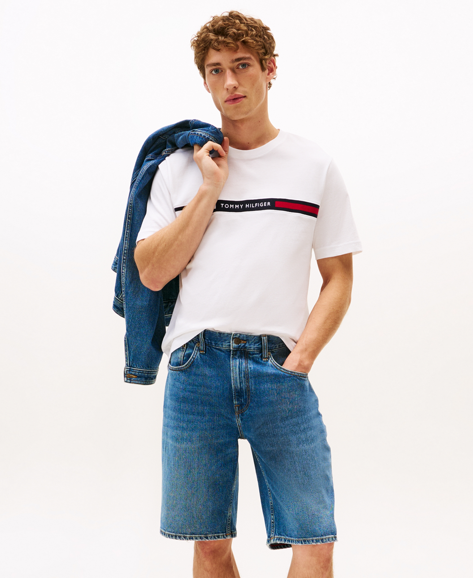 Tommy Hilfiger Men's Chest Insert Logo T-Shirt - White