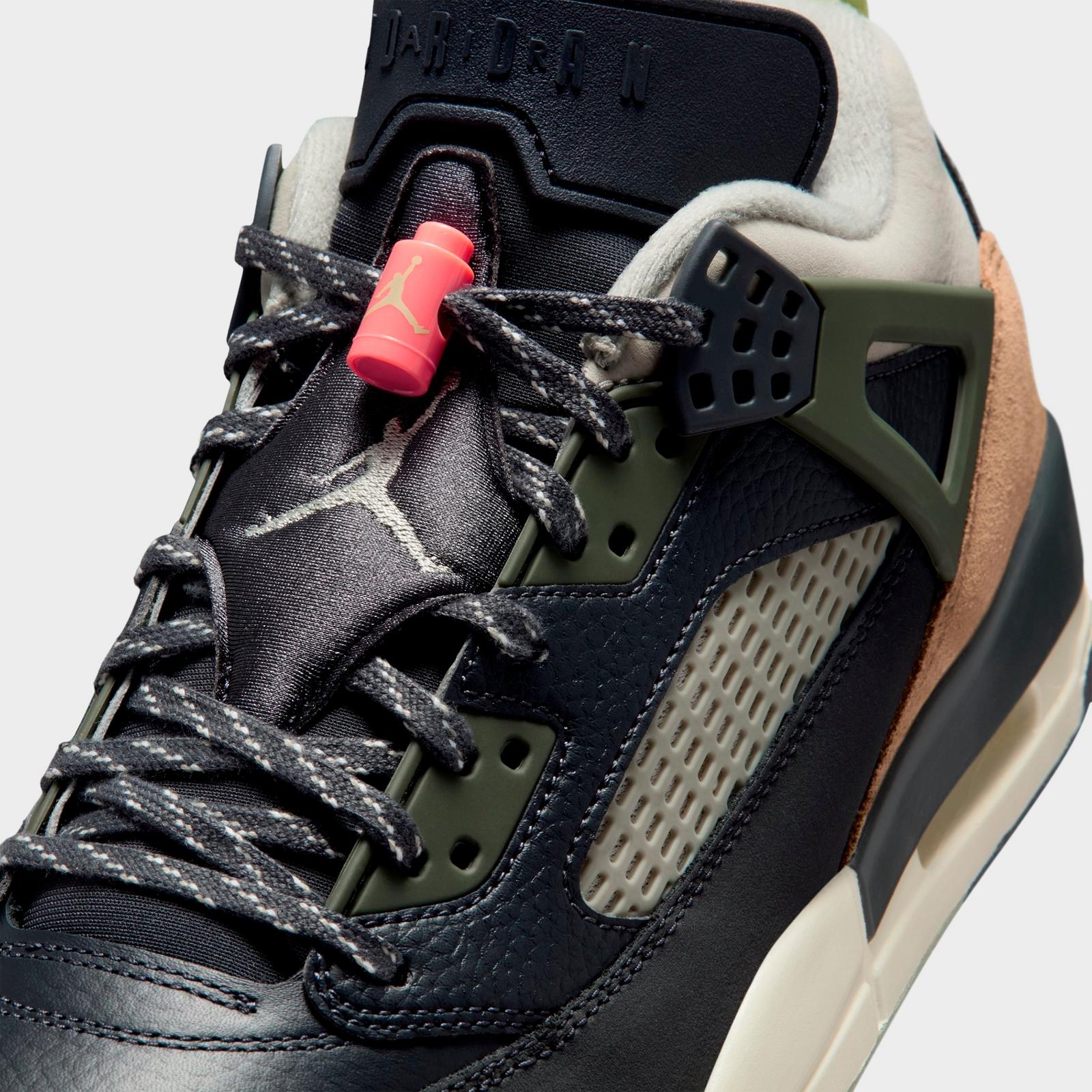 Men's Jordan Spizike Low Casual Shoes - Anthracite/Light Wild Mango/Cargo Khaki/Spruce Fog - view 3
