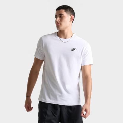 Nike Sportswear Club T-Shirt - White/Black