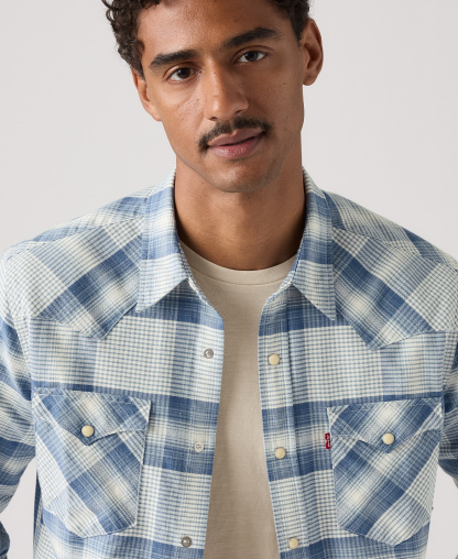 Levi's Men's Classic-Fit Western Shirt - Allure Plaid