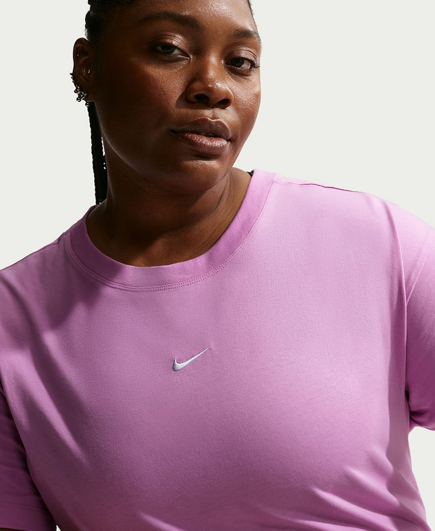 Nike Women's Sportswear Crewneck T-Shirt - Light Magenta
