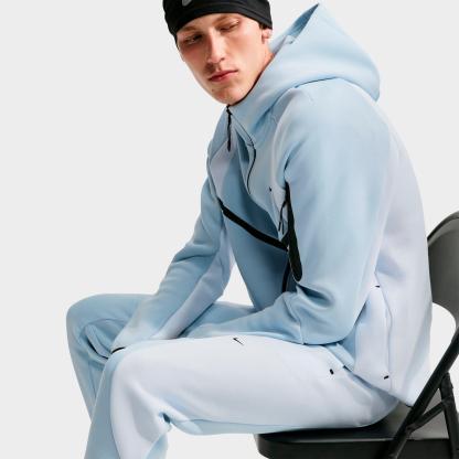 Men's Nithtke Tech Fleece Pro Colorblock Jogger Pants - Light Armory Blue/Football Grey/Black
