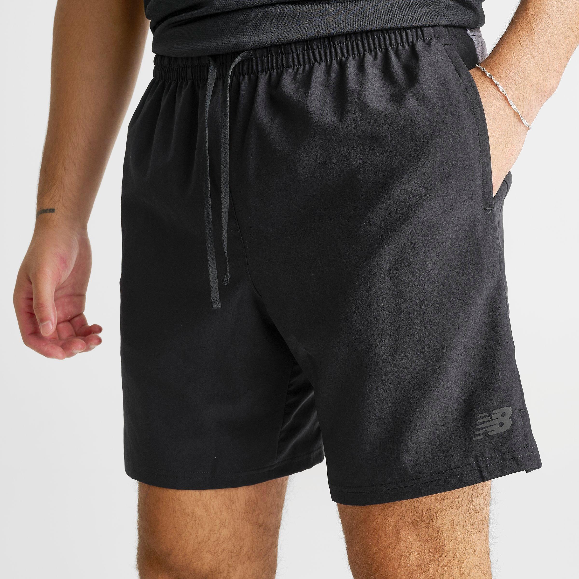 Men's New Balance Fast Days 7" Running Shorts - Black/Grey - view 5