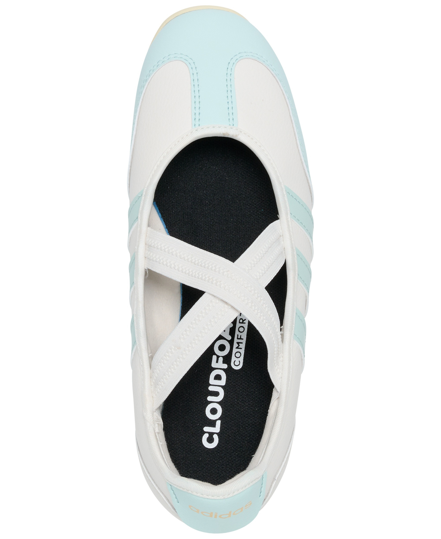 adidas Big Girls Barreda Mary Jane Lifestyle Sneakers - White, Mint, Vanilla