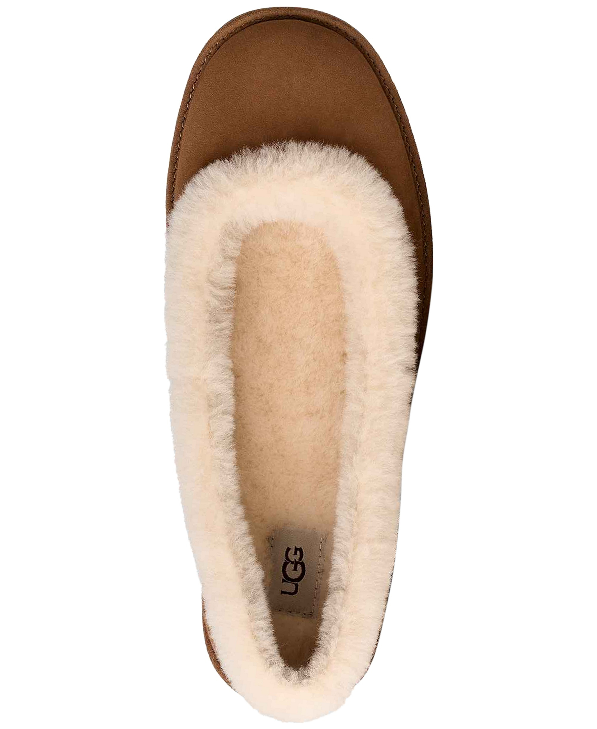 UGG® Women's Zora Ballet Round Toe Flats - Chestnut