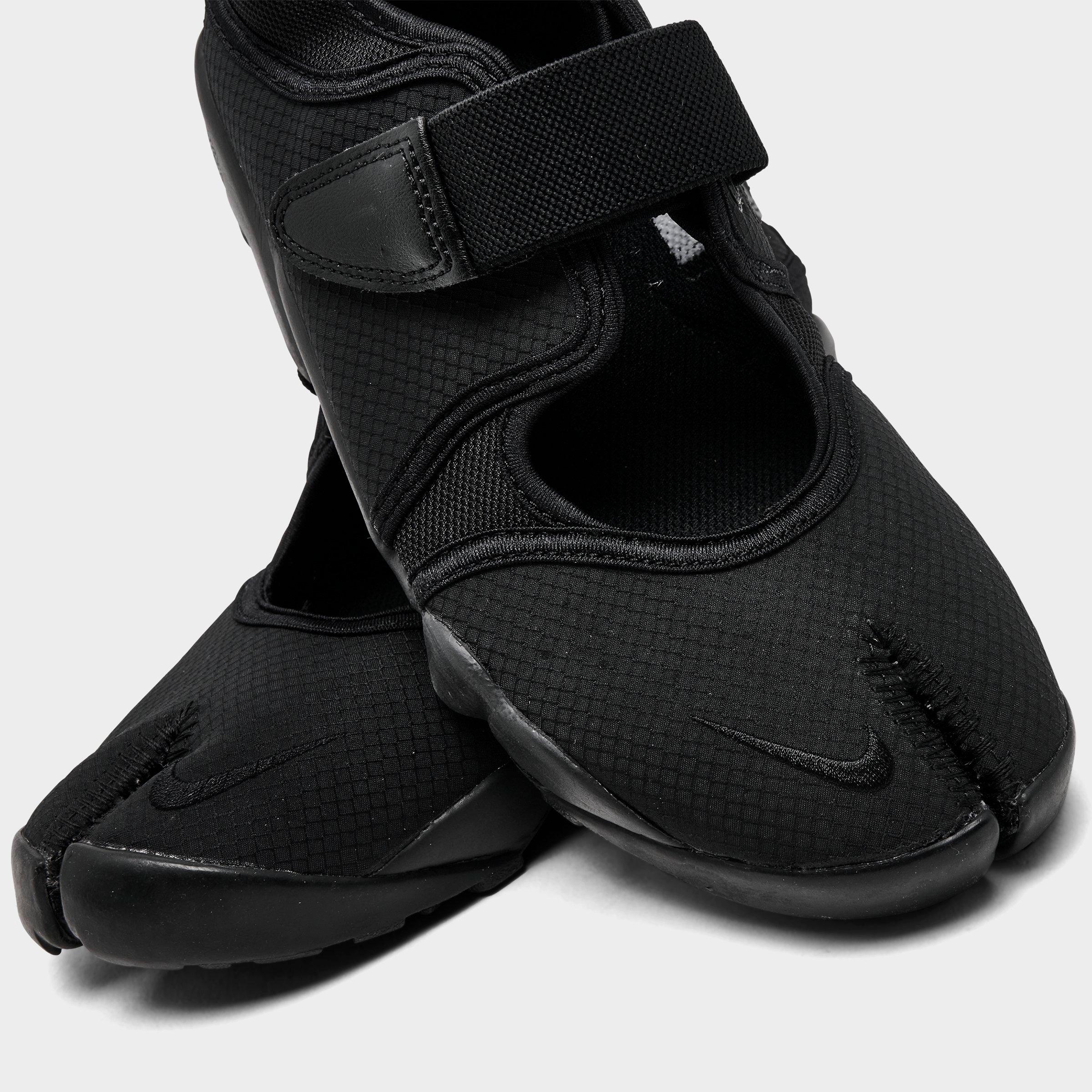 Women's Nithtke Air Rift Breathe Casual Shoes - Black/Black/White - Detail shot