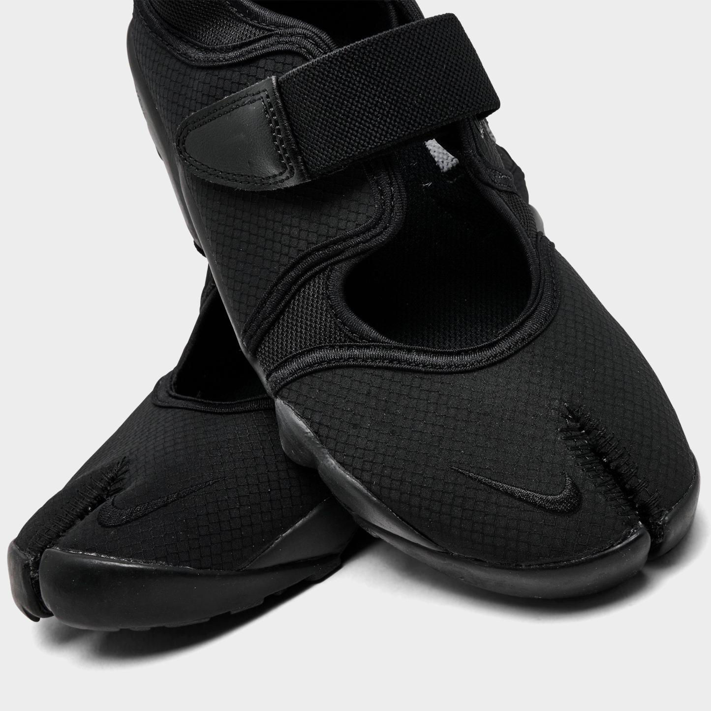 Women's Nithtke Air Rift Breathe Casual Shoes - Black/Black/White - Detail shot