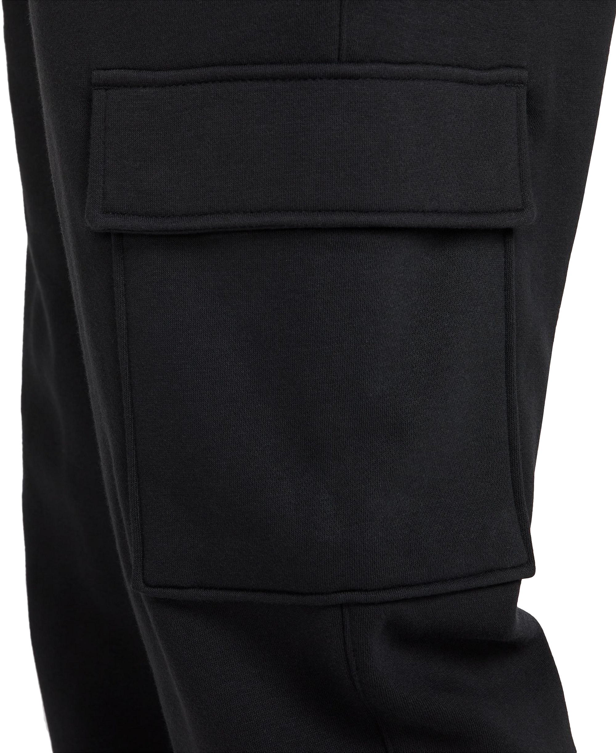Nike Men's Club Fleece Cargo Regular-Fit Pants - Black/White