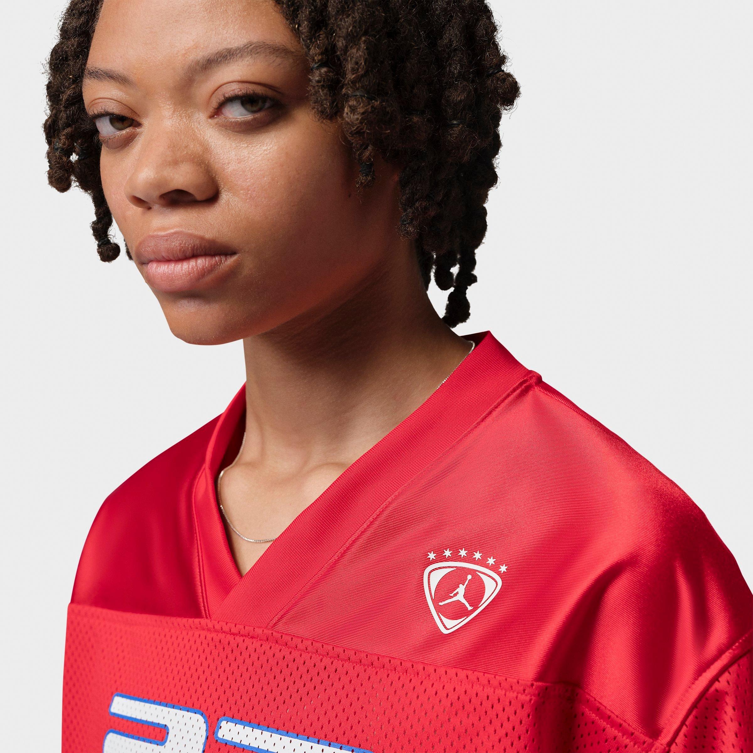 Women's Jordan Brooklyn Short-Sleeve Jersey Top - University Red