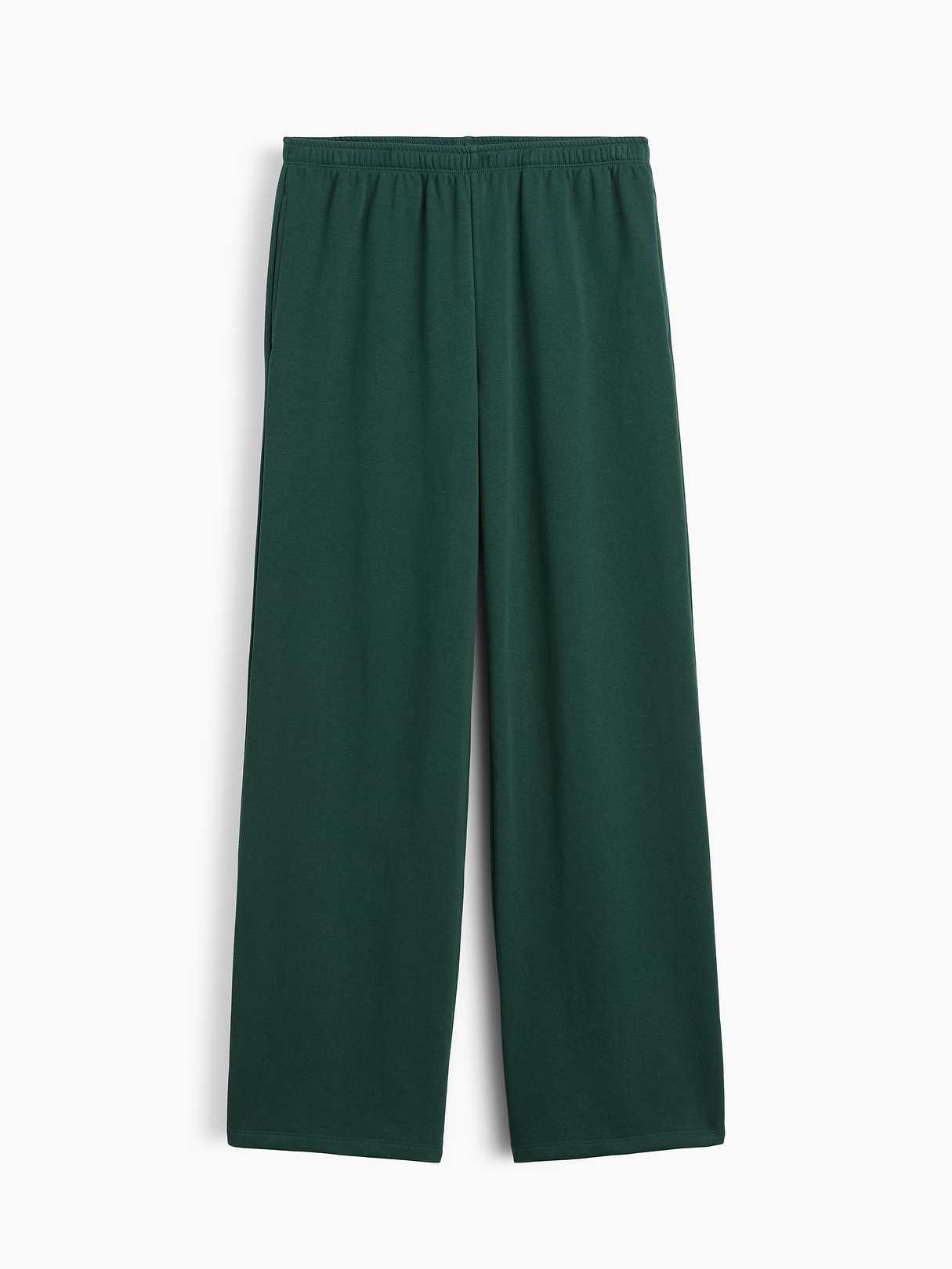 Mid Rise VintageSoft Terry Loose Sweatpants - Dark green