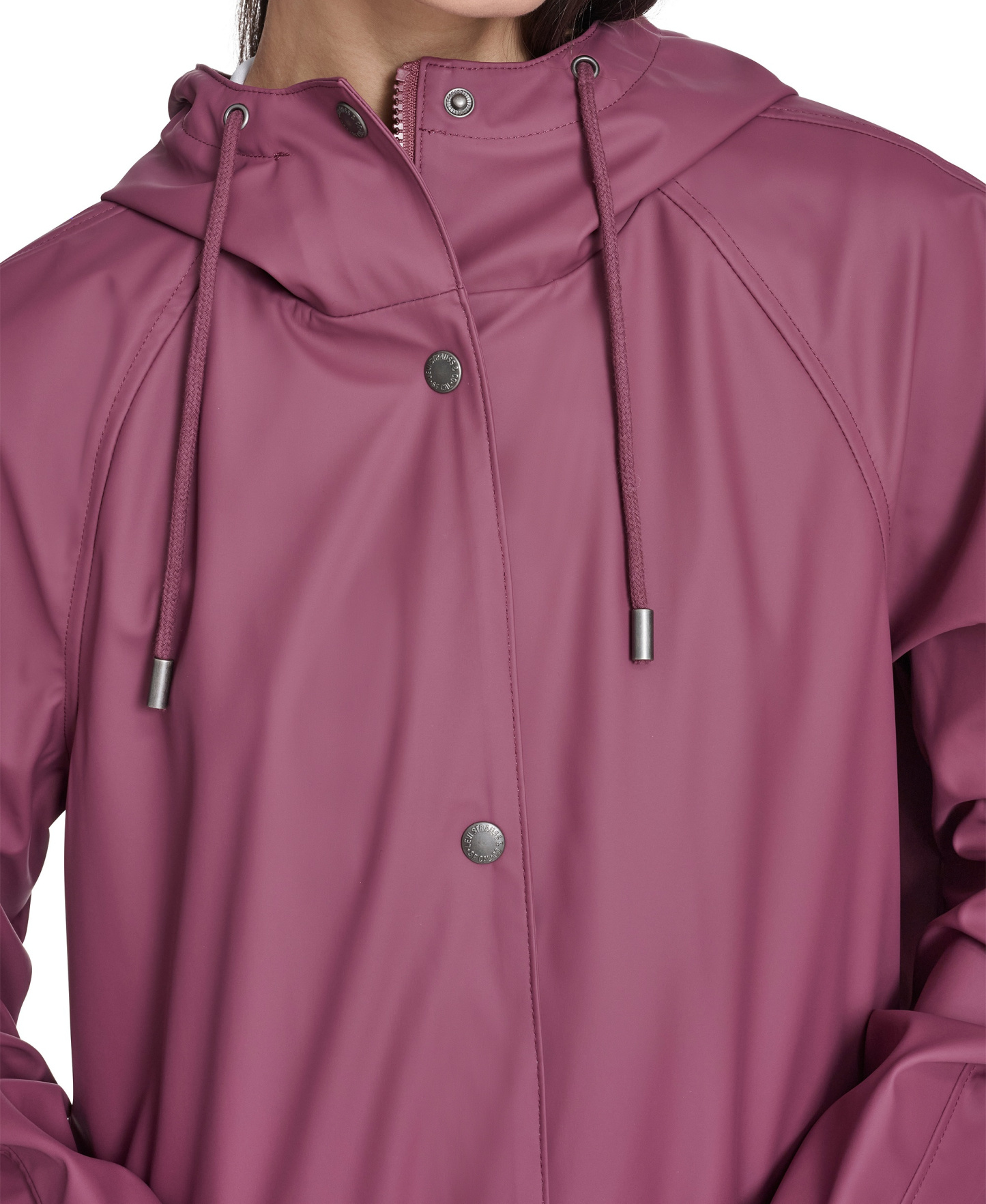 Levi's Women's Raglan Sleeve Rain Jacket - Berry