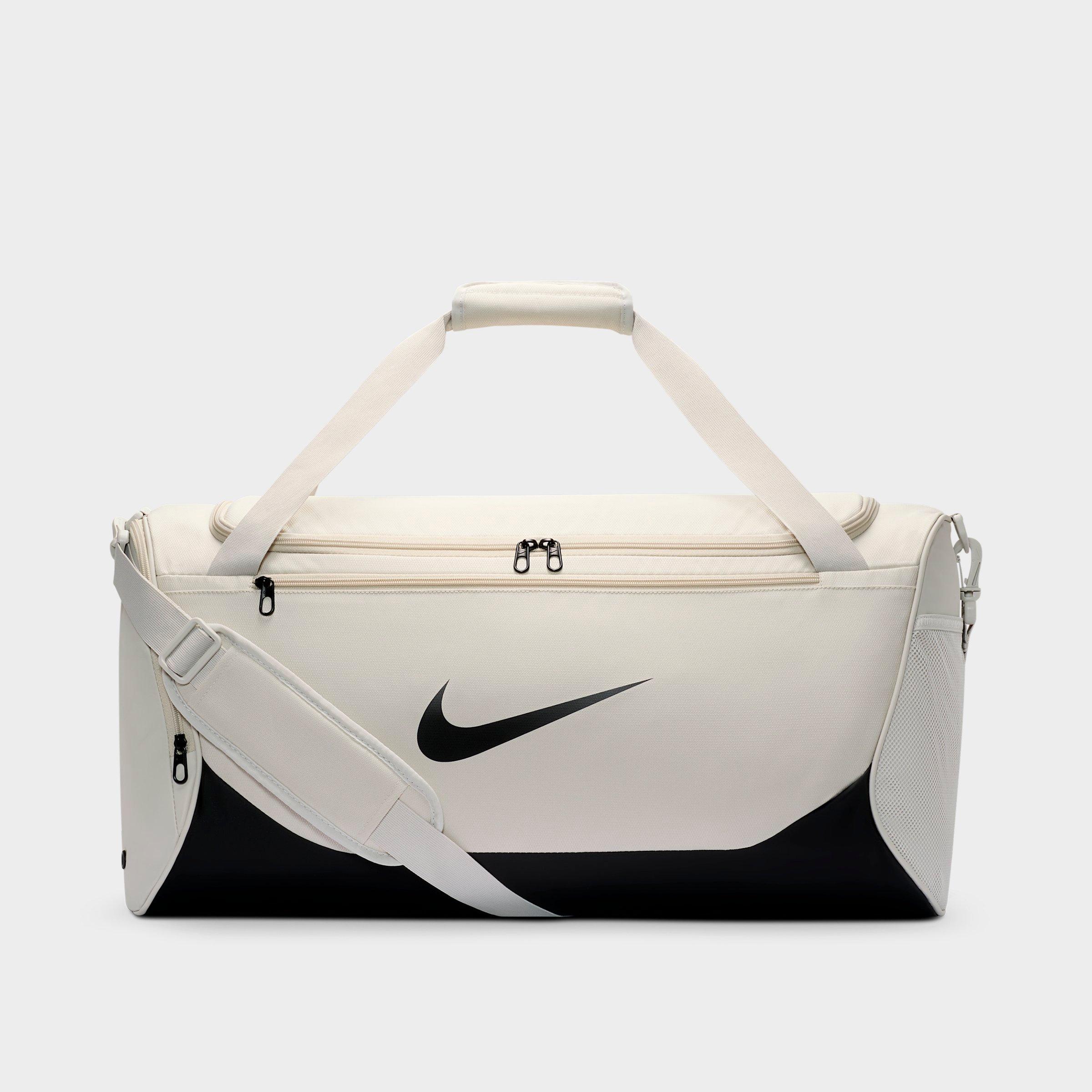 Nithtke Brasilia Training Duffel Bag (Medium, 60L) - Light Bone/Black/Black