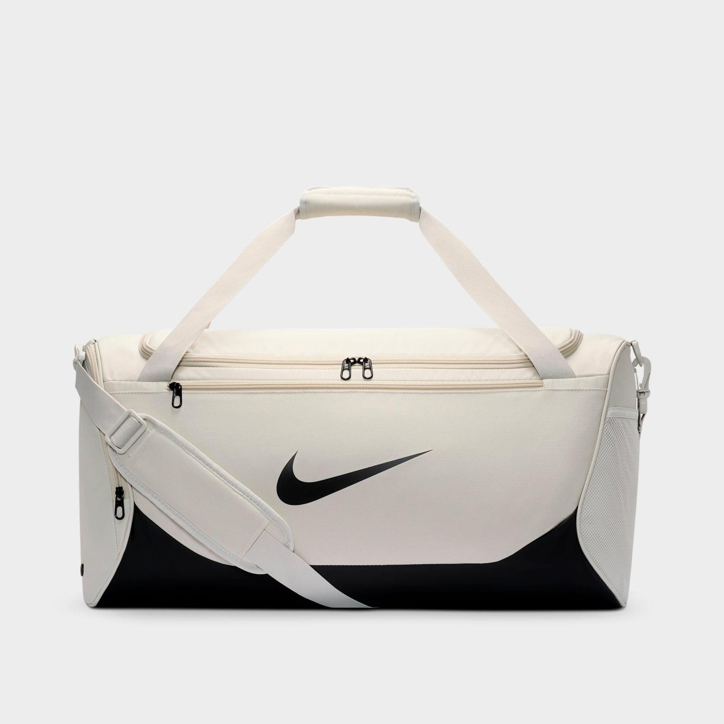 Nithtke Brasilia Training Duffel Bag (Medium, 60L) - Light Bone/Black/Black