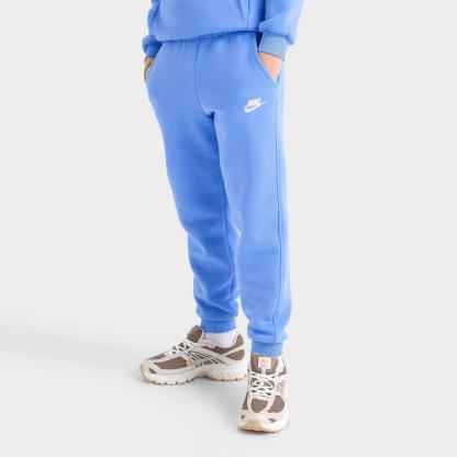 Big Kids' Nike Club Fleece Jogger Pants - University Blue/White