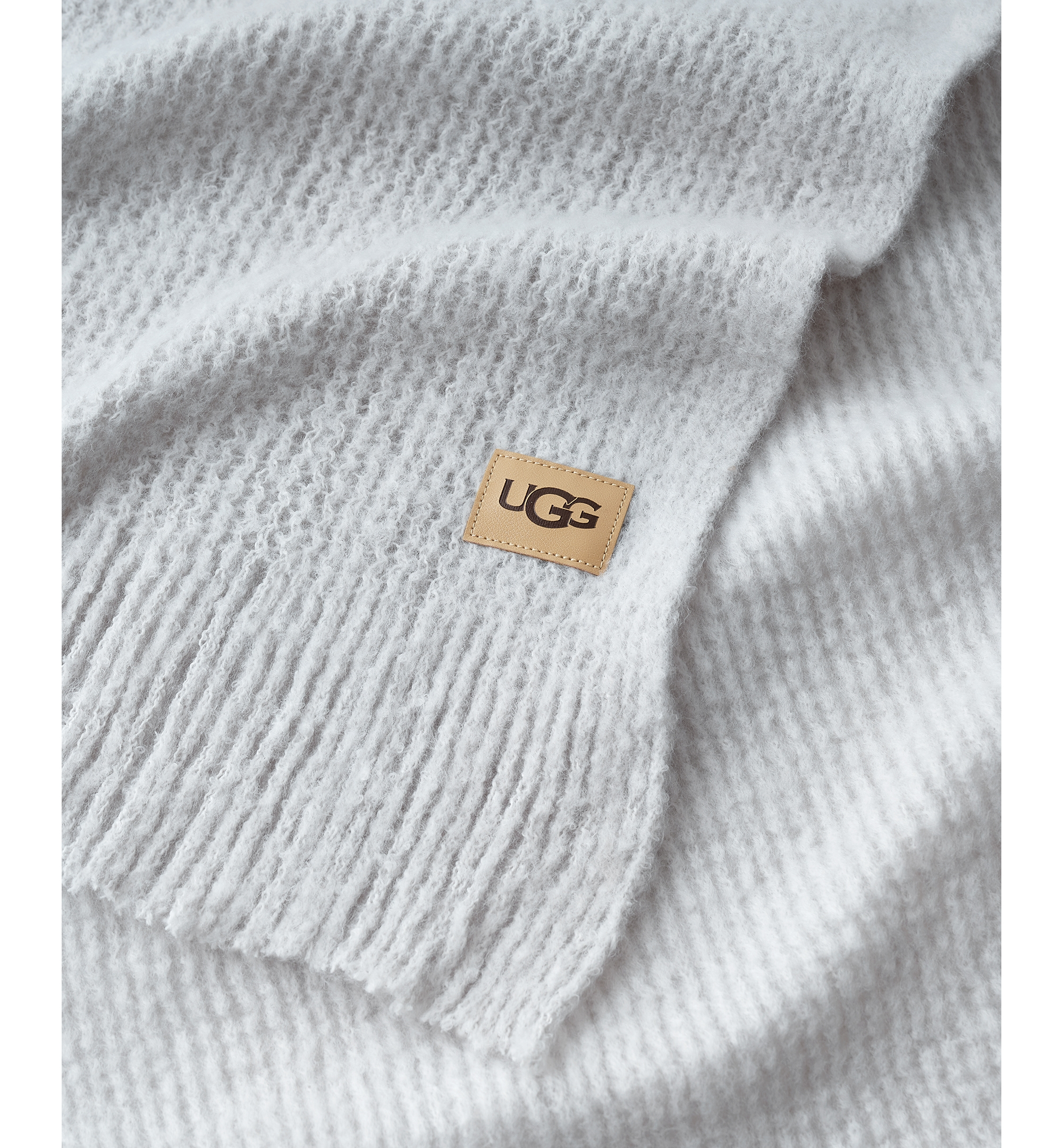 UGG® Margot Knit Throw, 50" x 70" - Stone