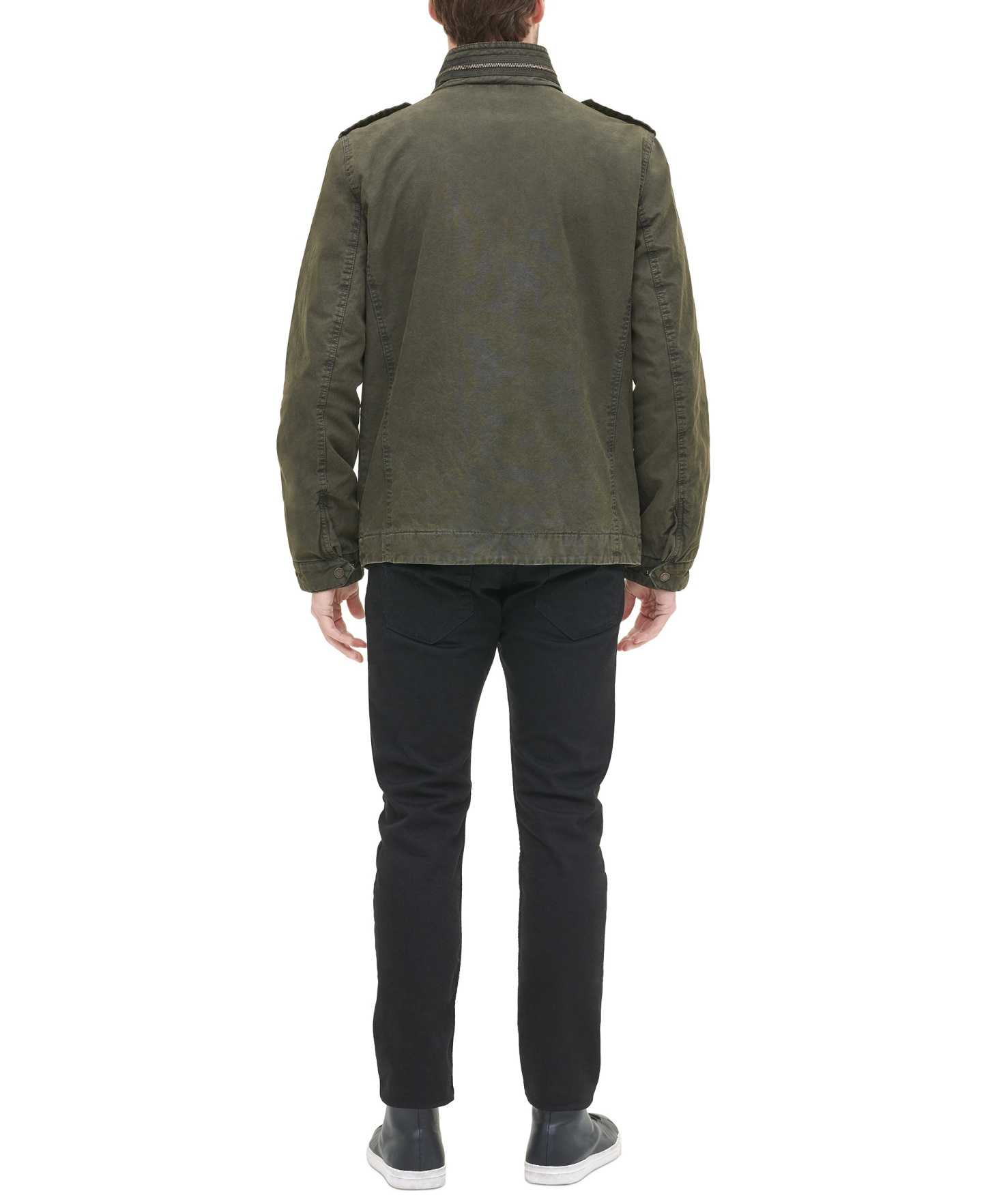 Levi's Men's Cotton Zip-Front Jacket - Olive