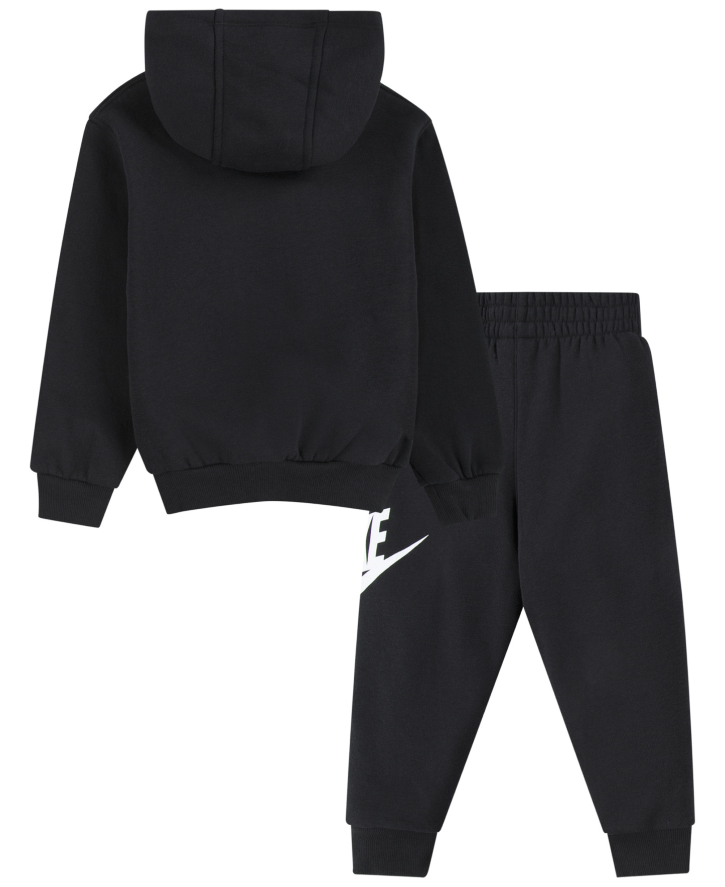 Nike Toddler Boys' and Girls' 2T-4T Club Fleece Long-Sleeve Hoodie and Pants, 2-Piece Set - Black