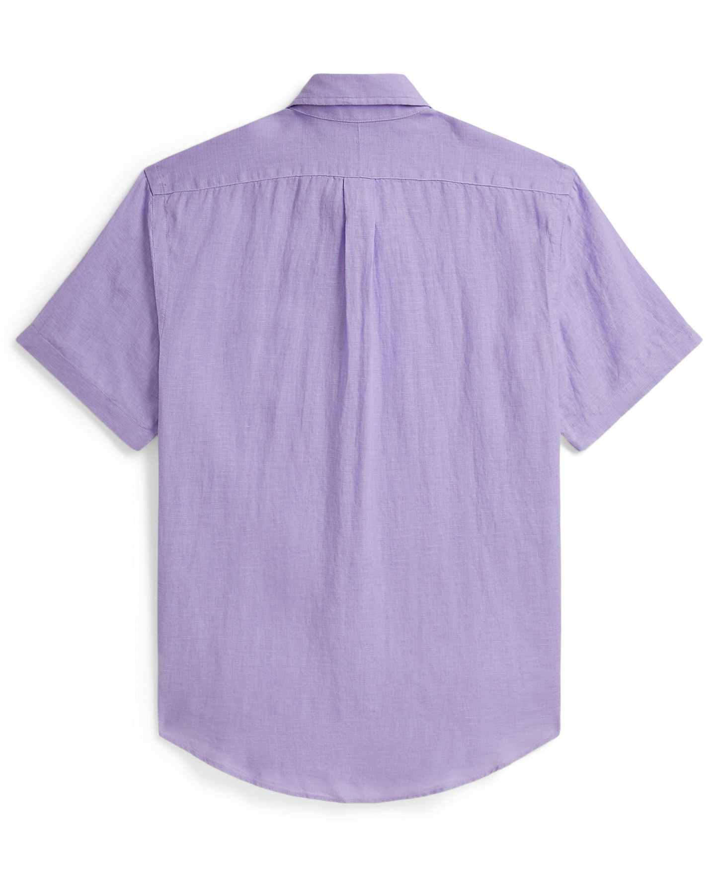 Polo Ralph Lauren Men's Short-Sleeve Linen Button-Up Shirt - Sky Lavender