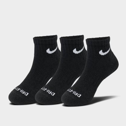 Little Kids' Nithtke Dri-FIT Ankle Socks (6-Pack) - Black