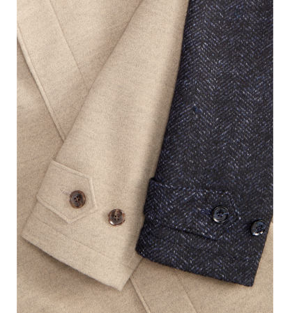 Tommy Hilfiger Men Modern Fit Car Coat - Taupe