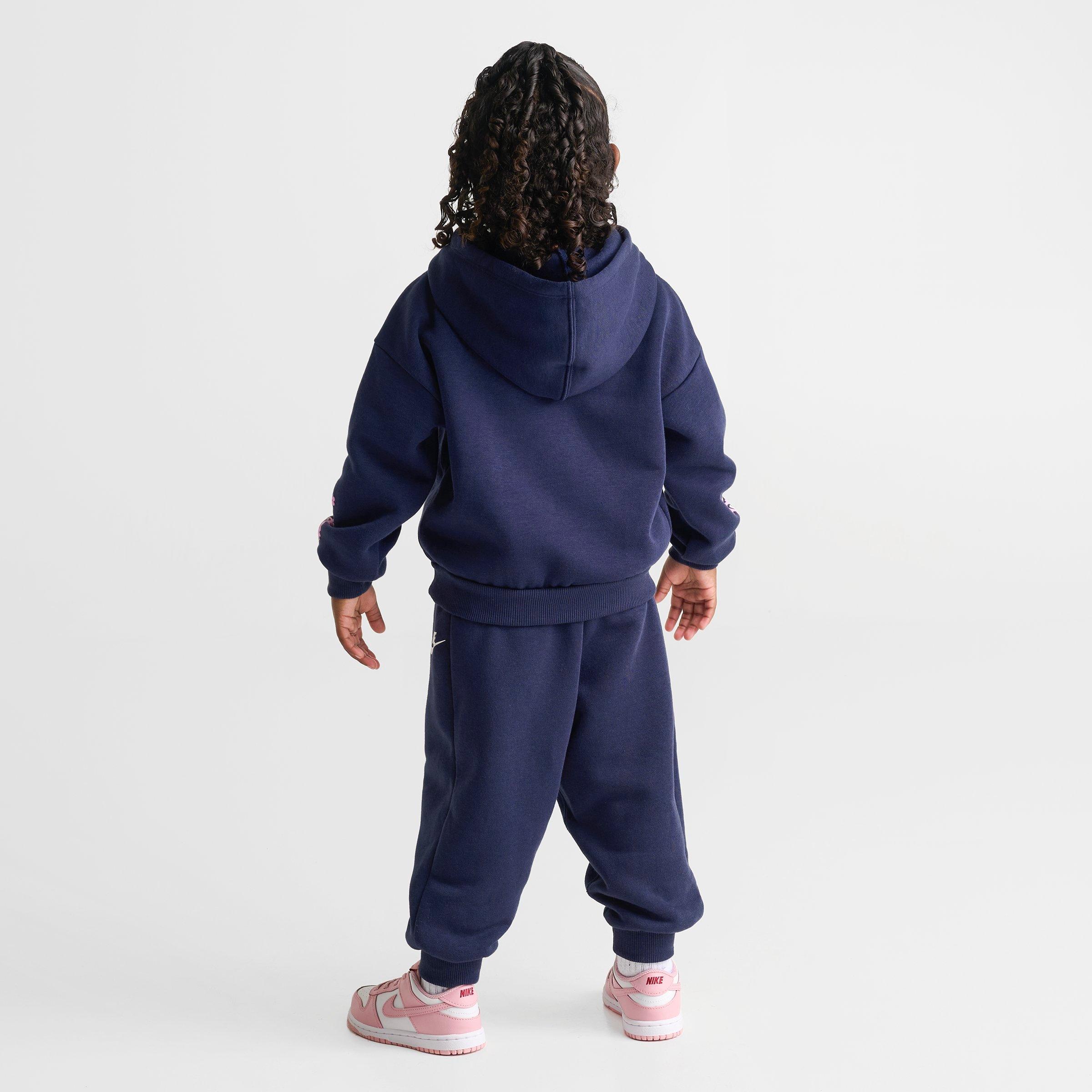 Girls' Toddler Nithtke Paisley Pullover Hoodie and Jogger Pants Set - Midnight Navy