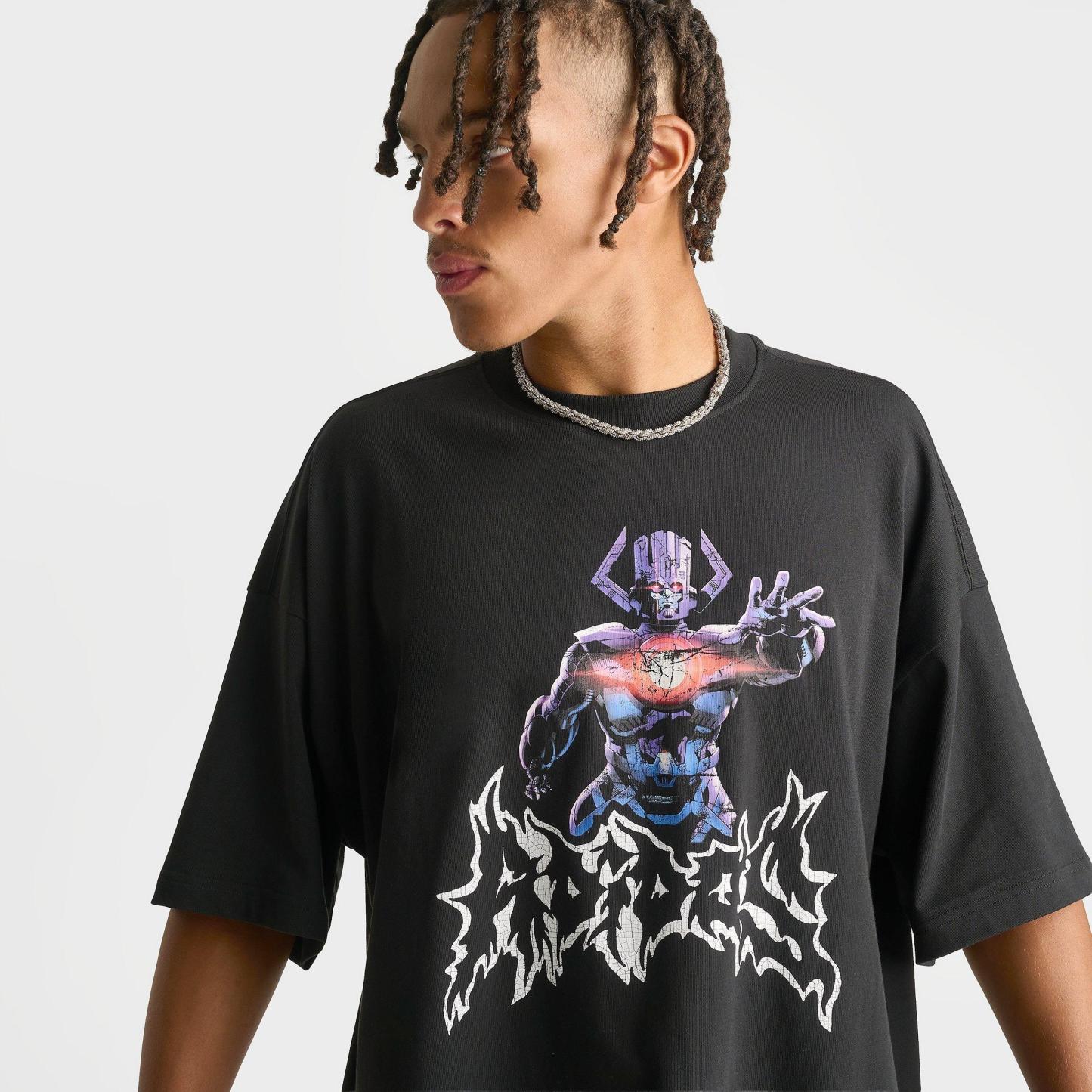 Men's adidas x Marvel Galactus Graphic T-Shirt - Black