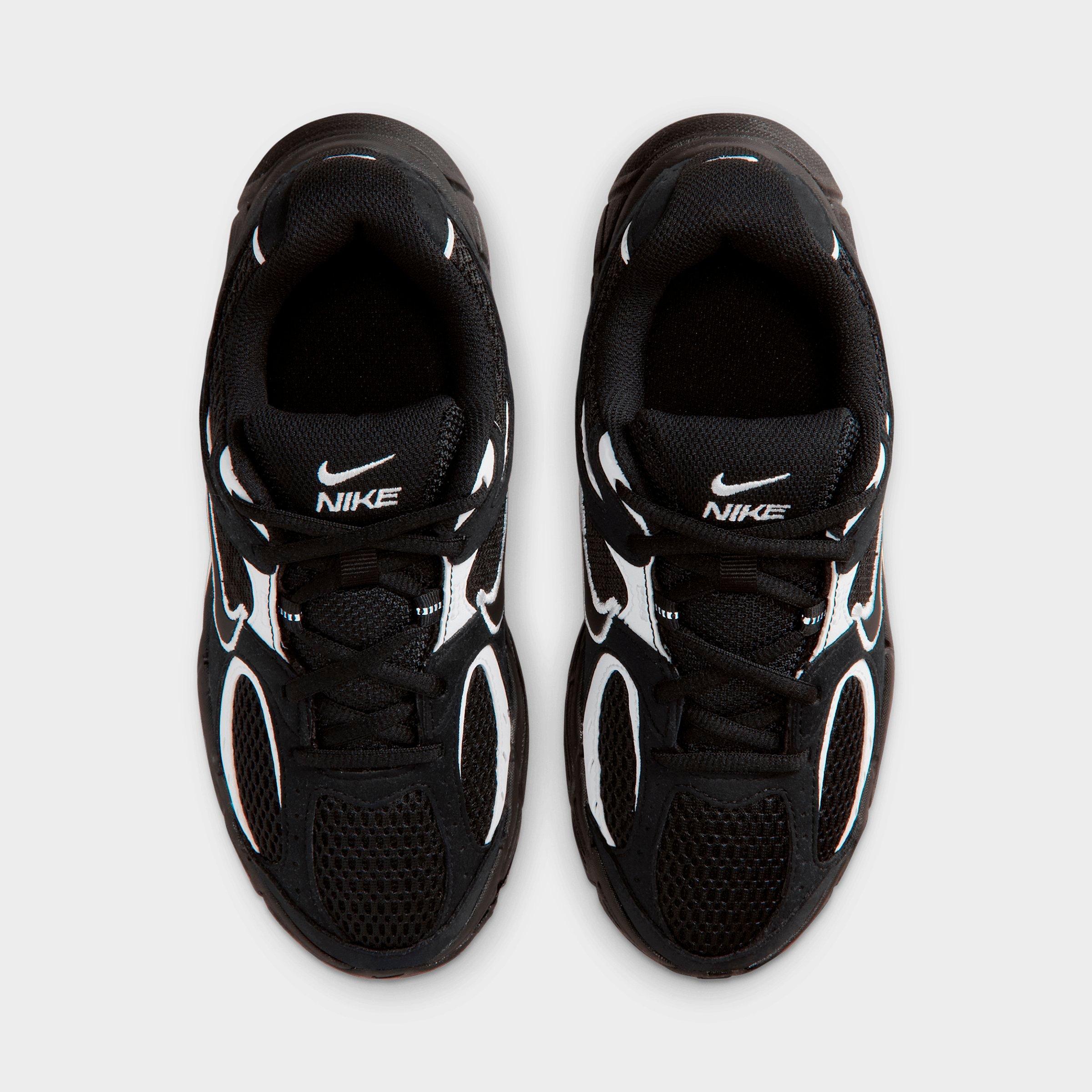 Big Kids' Nithtke V5 RNR Suede Casual Shoes - Black/White/Black - Top view