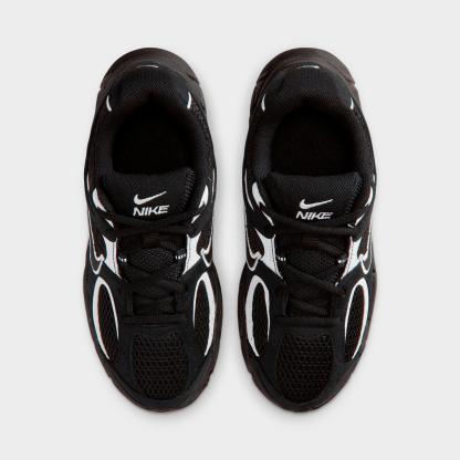 Big Kids' Nithtke V5 RNR Suede Casual Shoes - Black/White/Black - Top view