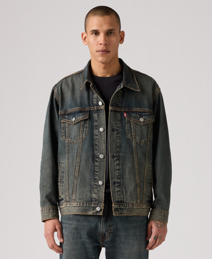 Levi's Men's Relaxed-Fit Trucker Jacket - Black
