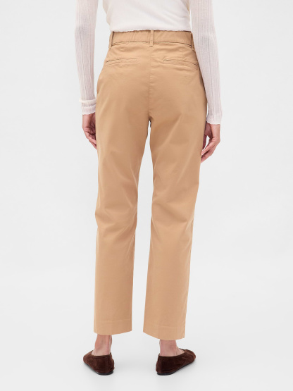 Mid Rise Khakis - Mojave tan