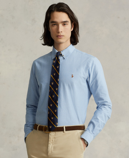 Polo Ralph Lauren Men's Custom Fit Oxford Shirt - Blue