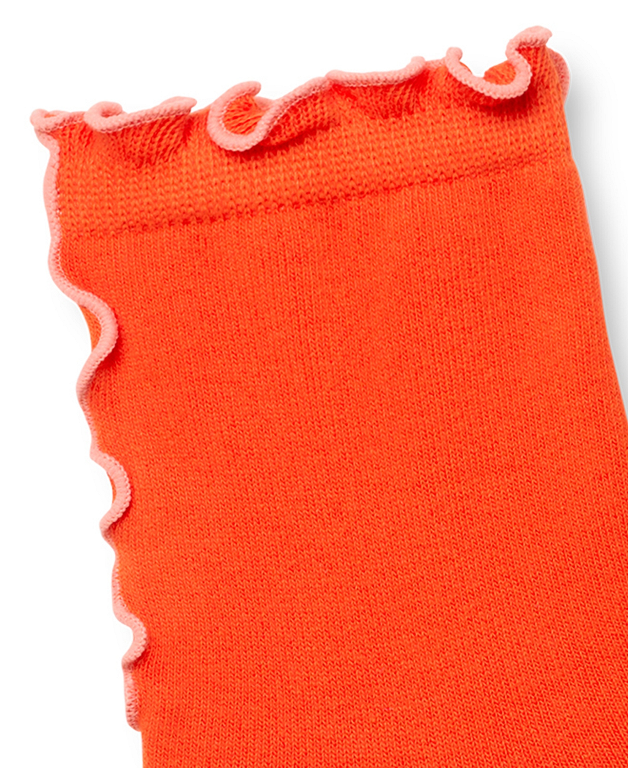 UGG Women's Karsyn Lettuce Edge Quarter Logo Socks - Red