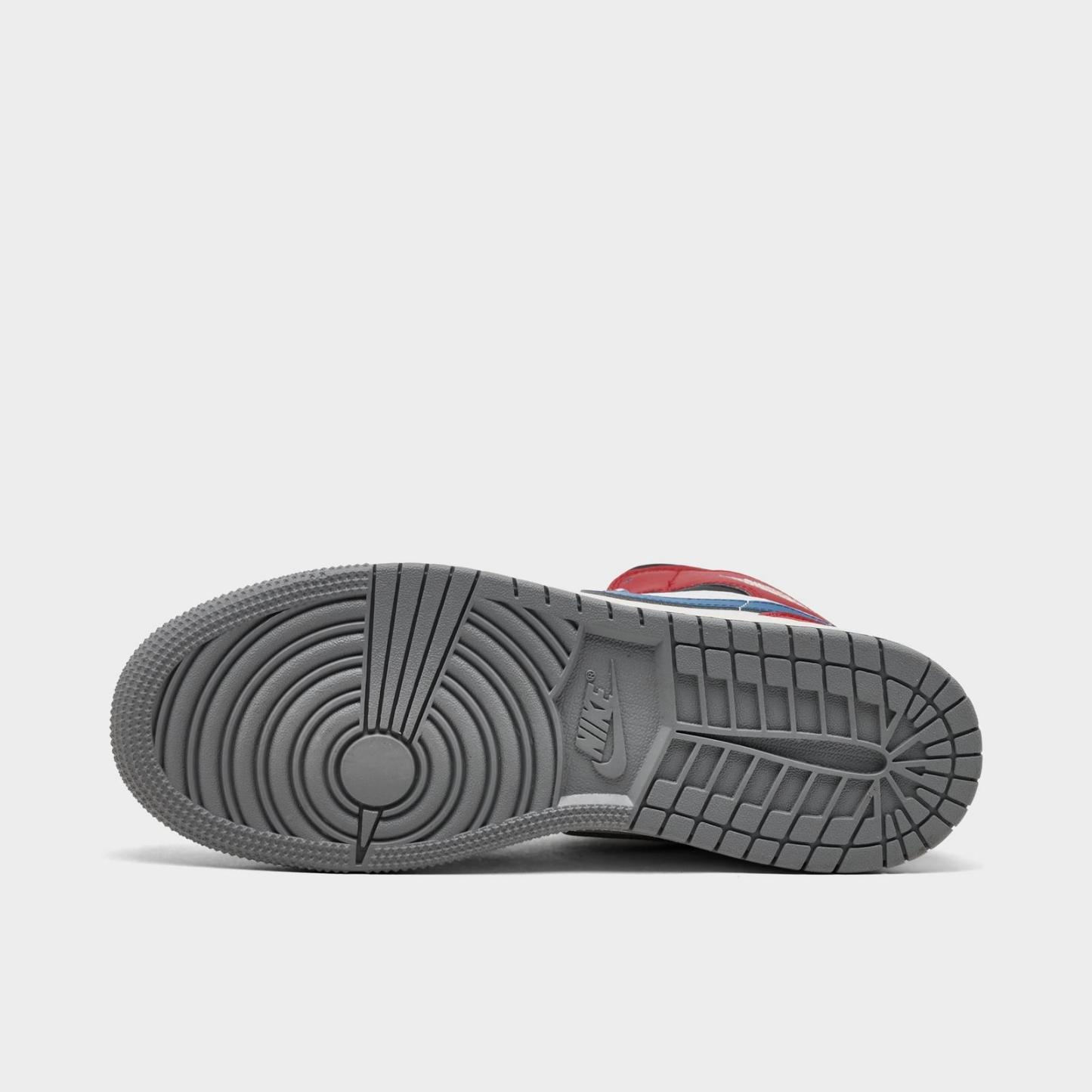 Big Kids' Air Jordan Retro 1 Mid Casual Shoes - True Blue/Varsity Red/Black/Summit White - view 6