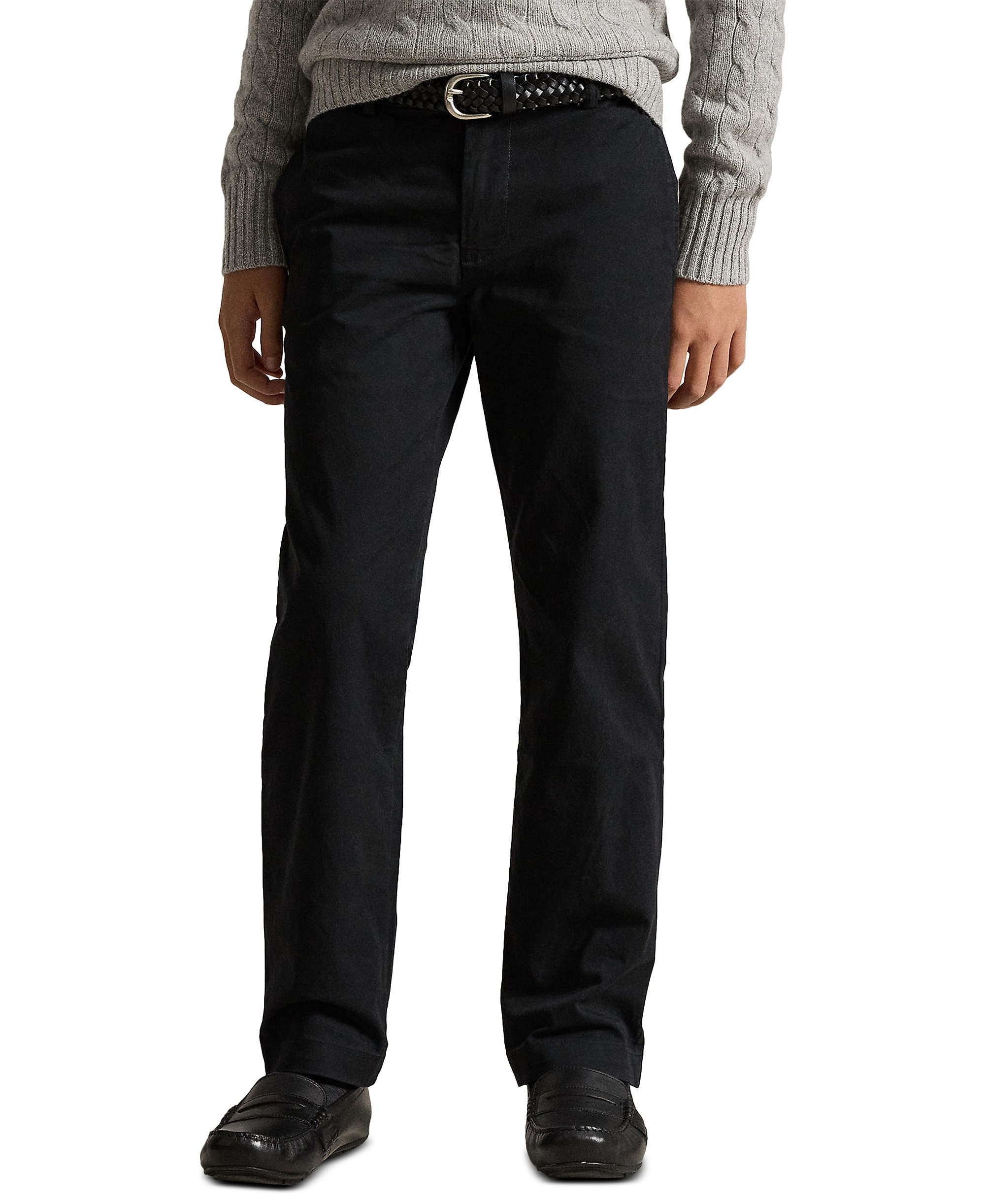 Polo Ralph Lauren Boys' 8-20 Straight-Fit Stretch Twill Pants - Polo Black