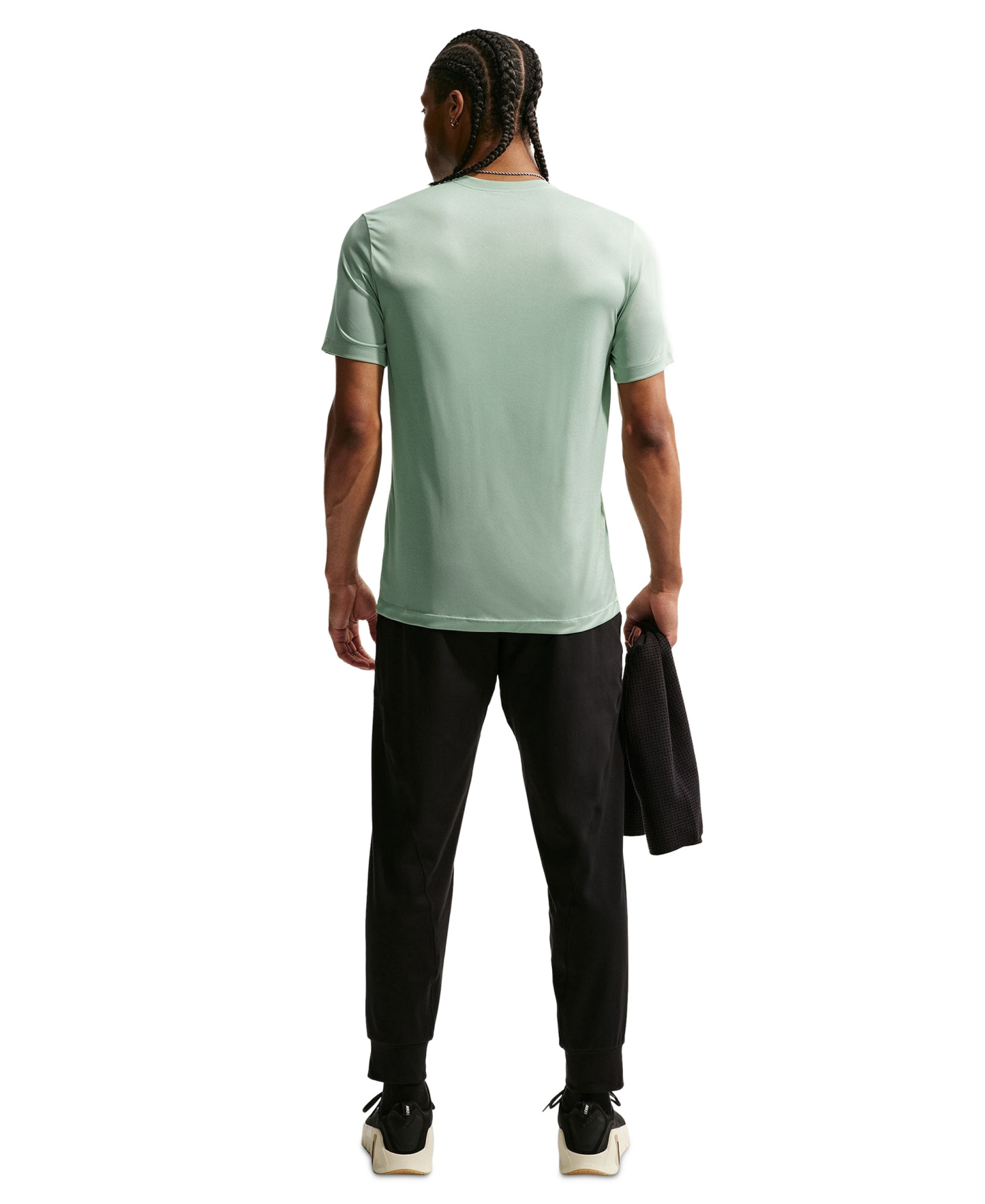 Nike Men's Dri-FIT Legend Fitness Logo T-Shirt - Steam