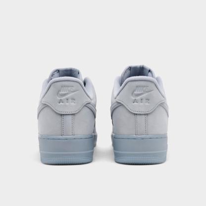 Men's Nithtke Air Force 1 '07 WB Casual Shoes - Wolf Grey/Black/Wolf Grey - Back view