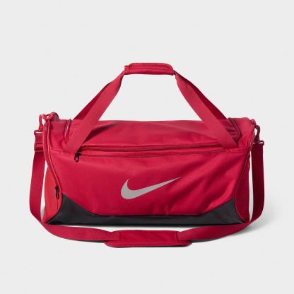 Nithtke Brasilia Training Duffel Bag (Medium, 60L) - Tough Red/Black/Reflective