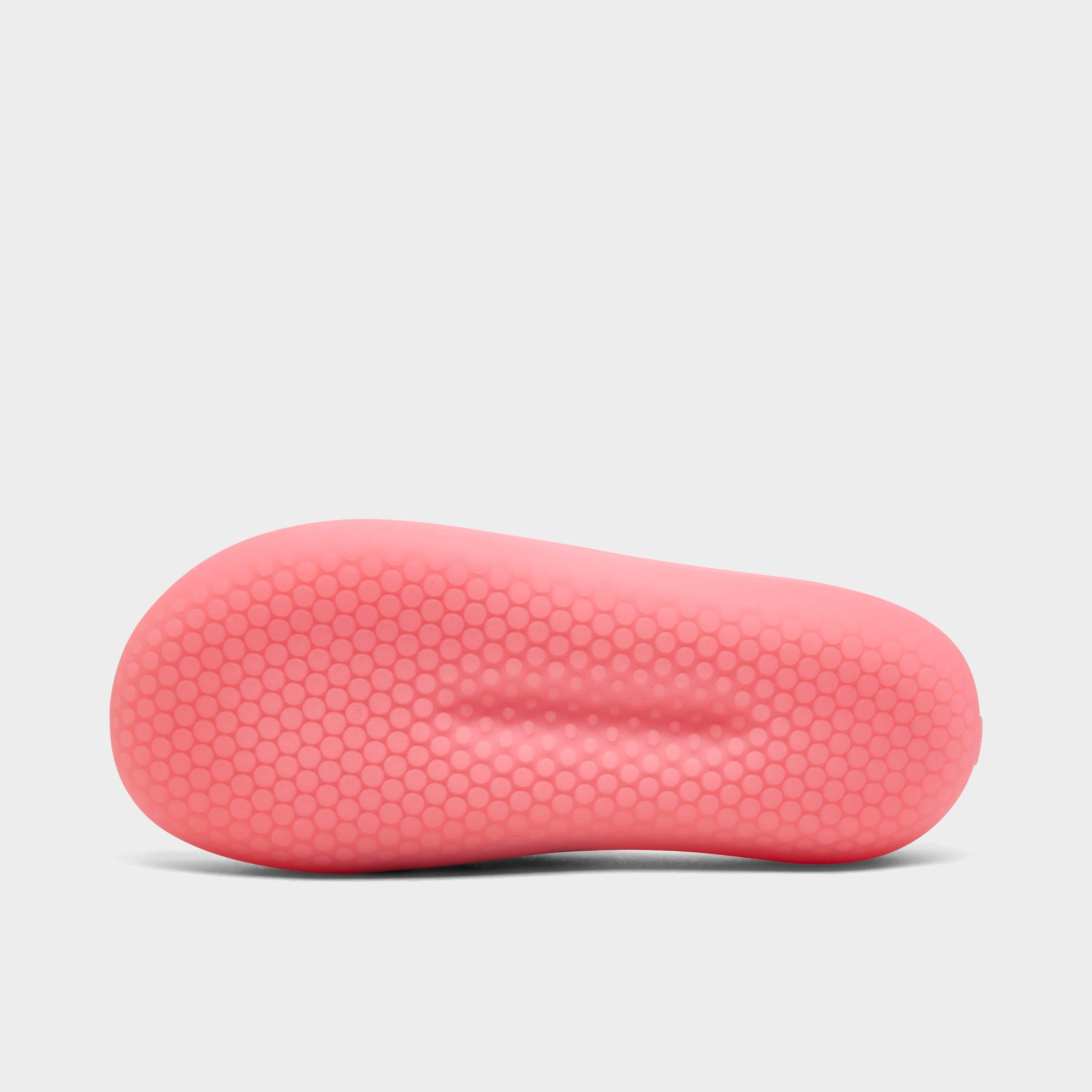 Men's adidas Originals adislide Slide Sandals - Light Pink/Core Black/Beam Pink - Bottom view