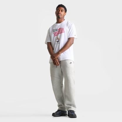 Men's Nithtke LeBron Old Glory Basketball T-Shirt - White