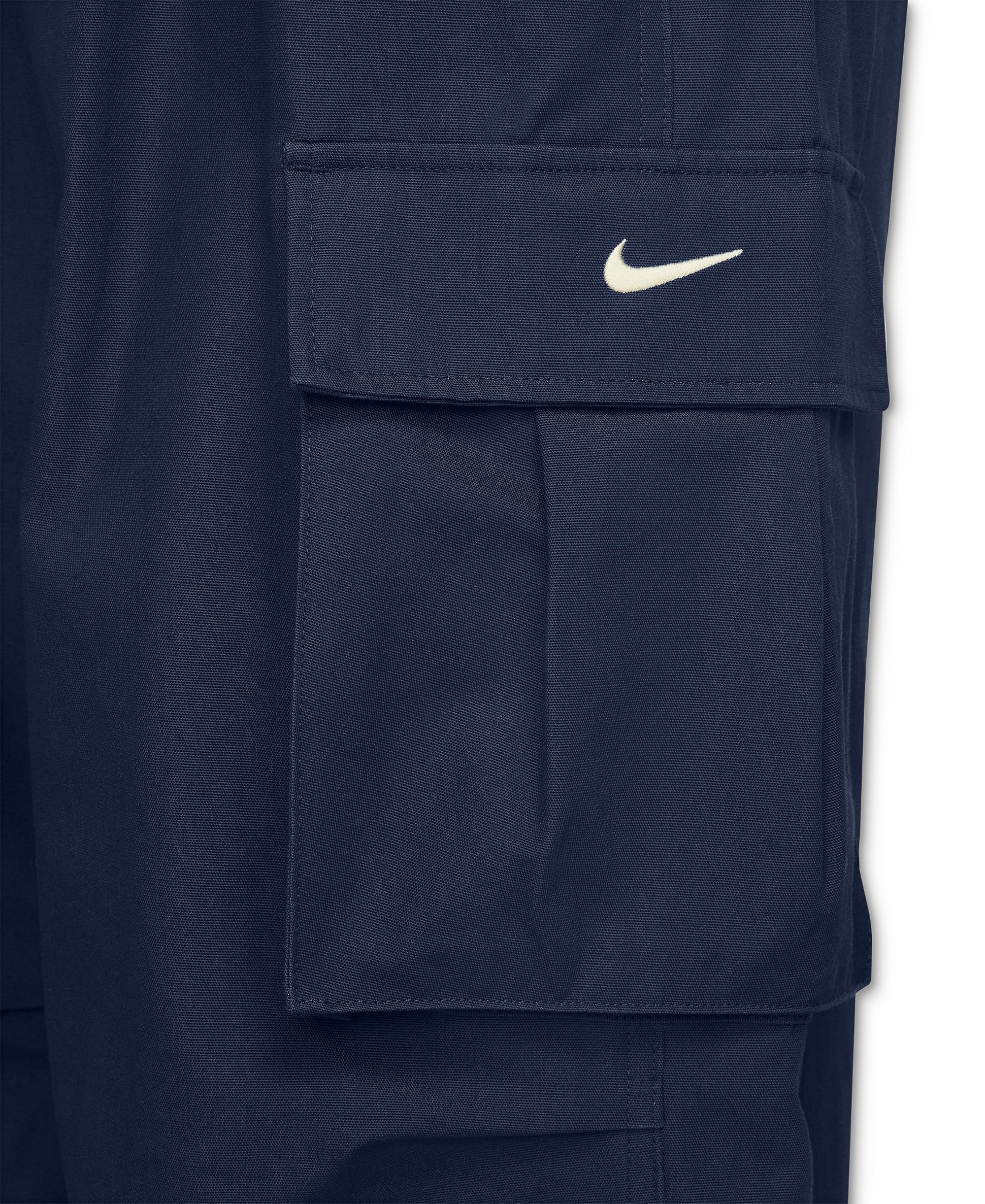 Nike Women's Sportswear Loose Mid-Rise Woven Cargo Pants - Midnight Navy/sail