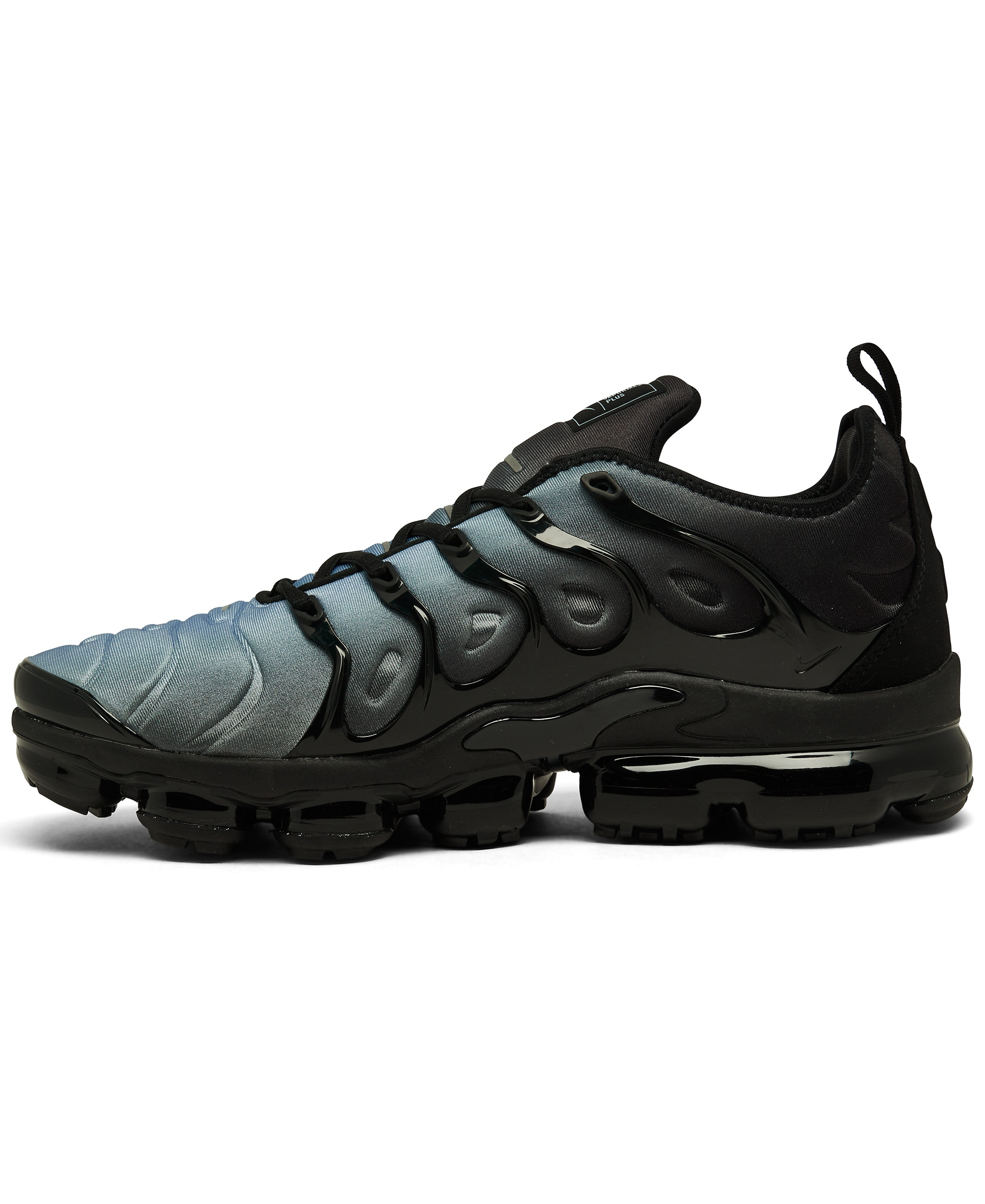 Nike Men's Air VaporMax Plus Running Sneakers from Finish Line - Black, Aluminum