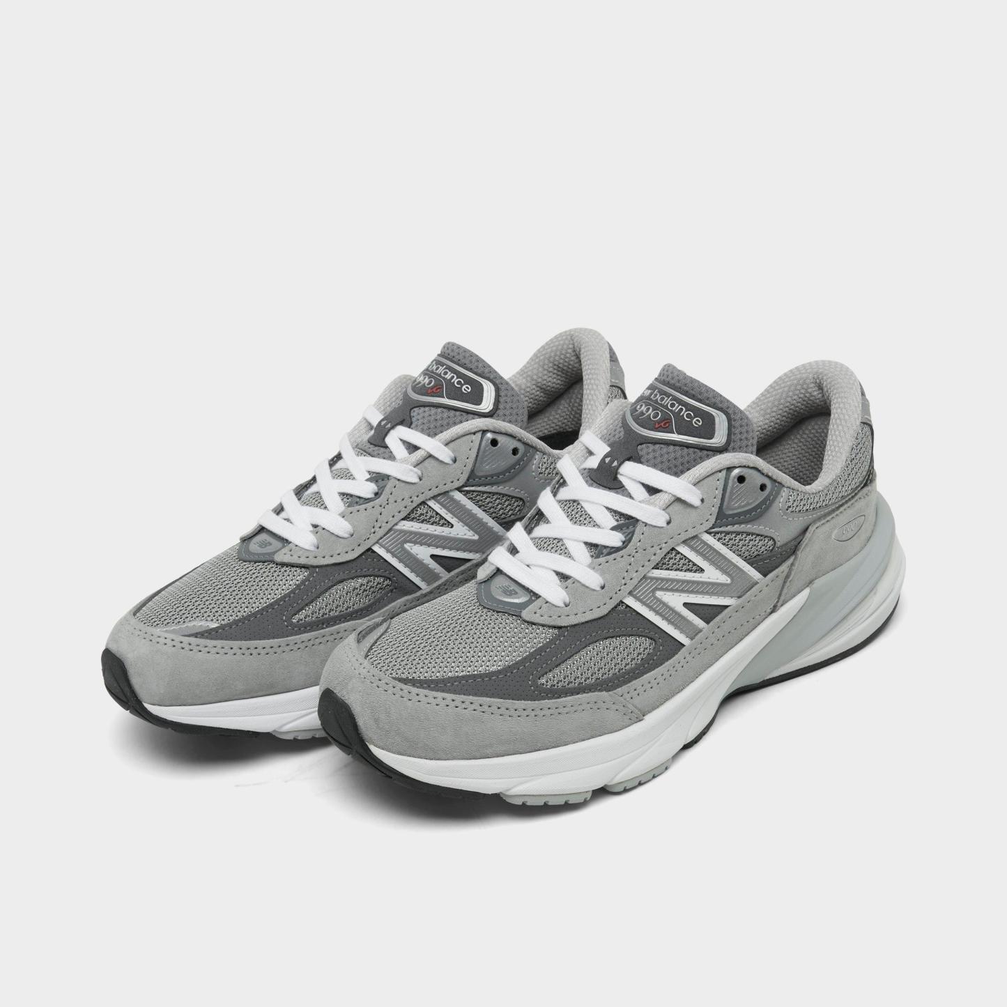 Women's New Balance Made in USA 990v6 Running Shoes - Grey/Grey - view 2