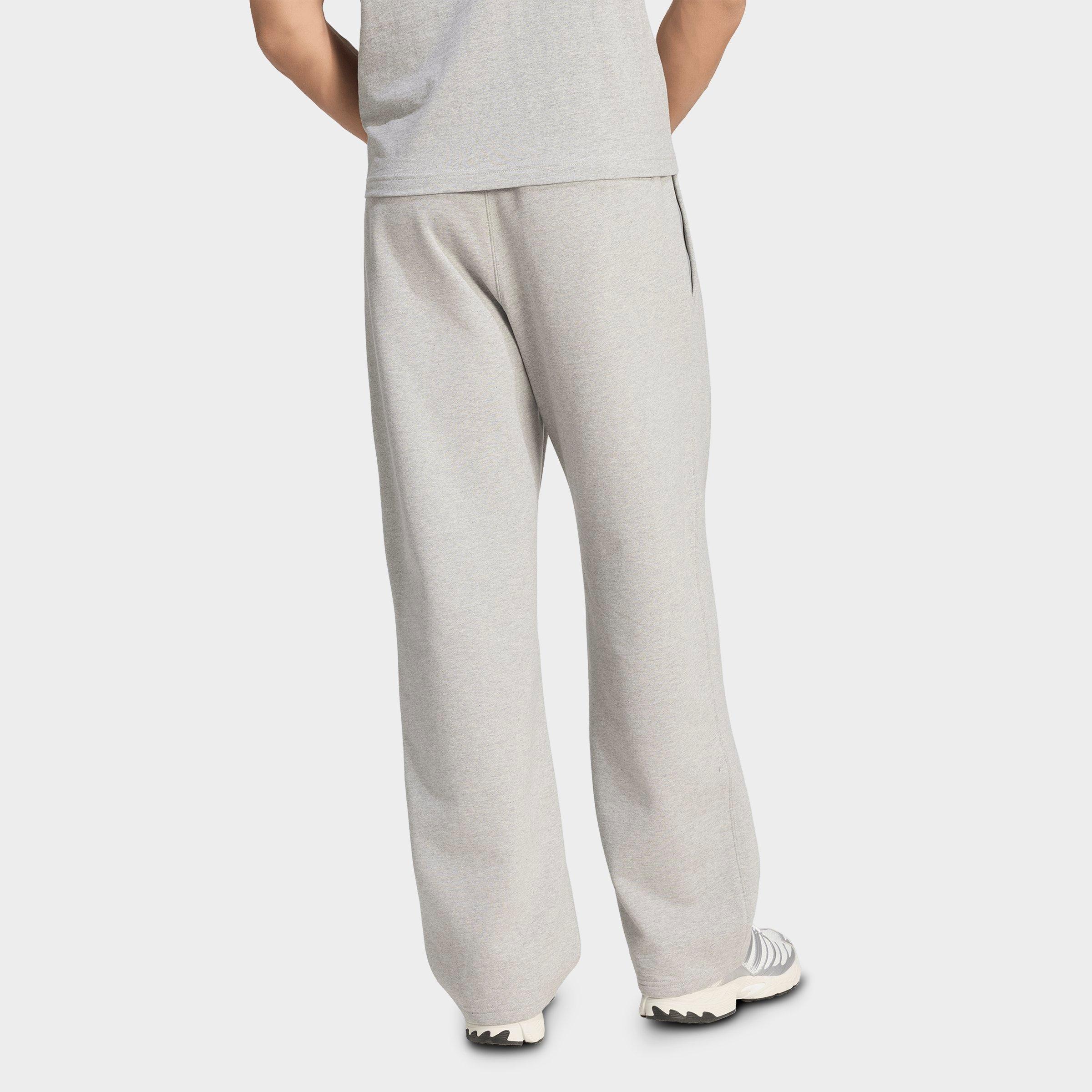 Men's adidas Originals Trefoil Essentials Fleece Sweatpants - Medium Grey Heather