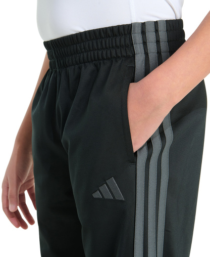 adidas Boys' 8-20 Pull-On Jogger Pant - Black/Gray