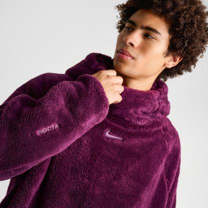 Nithtke NOCTA Chalet Full-Zip Polar Top - Bordeaux/Light Bordeaux