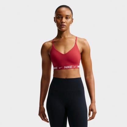 Women's Nithtke Dri-FIT Indy Light Support Padded Adjustable Sports Bra - Tough Red