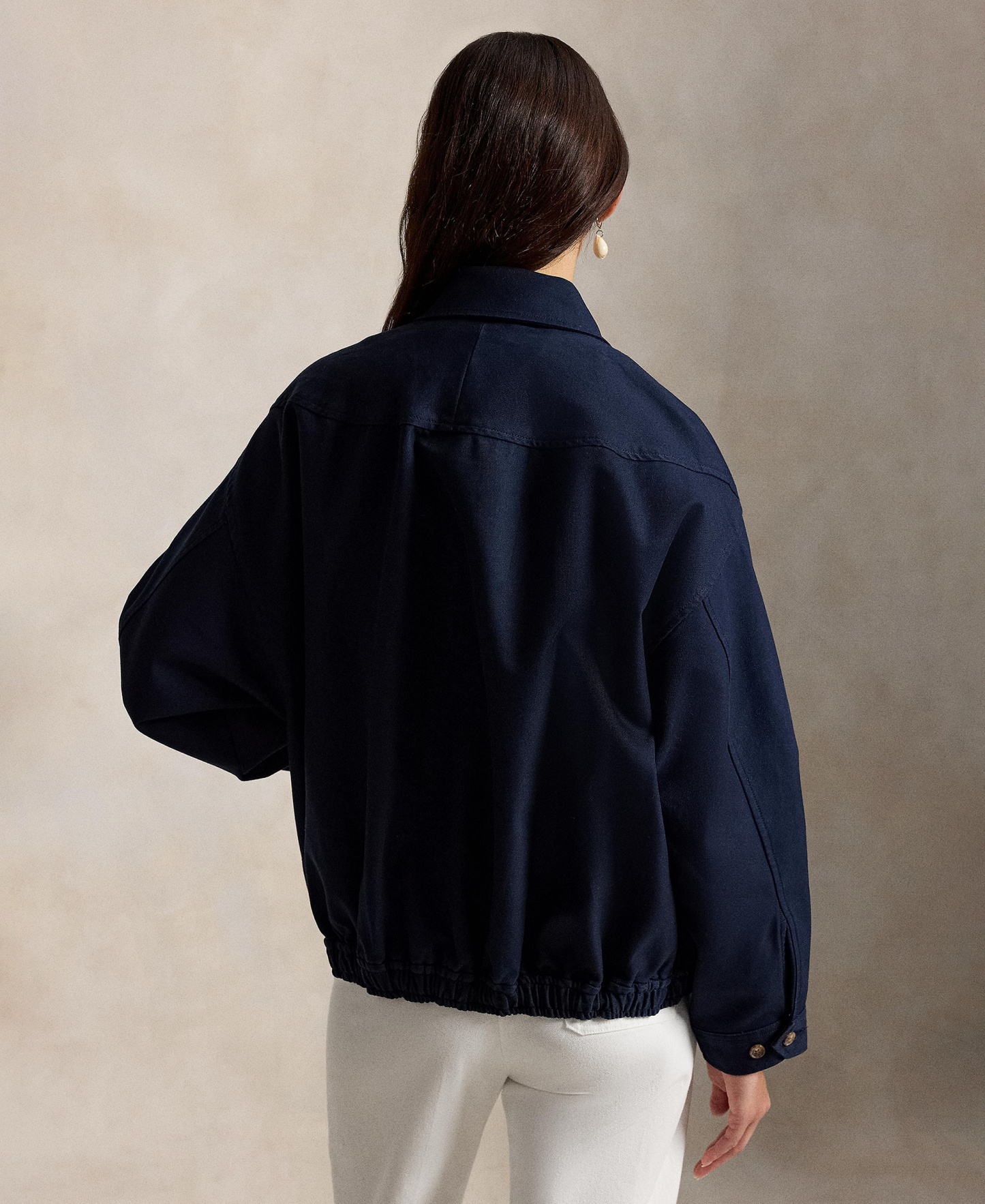 Polo Ralph Lauren Women's Long-Sleeve Bomber Jacket - Lauren Navy